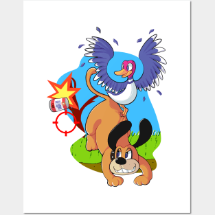 Duck hunt duo Posters and Art